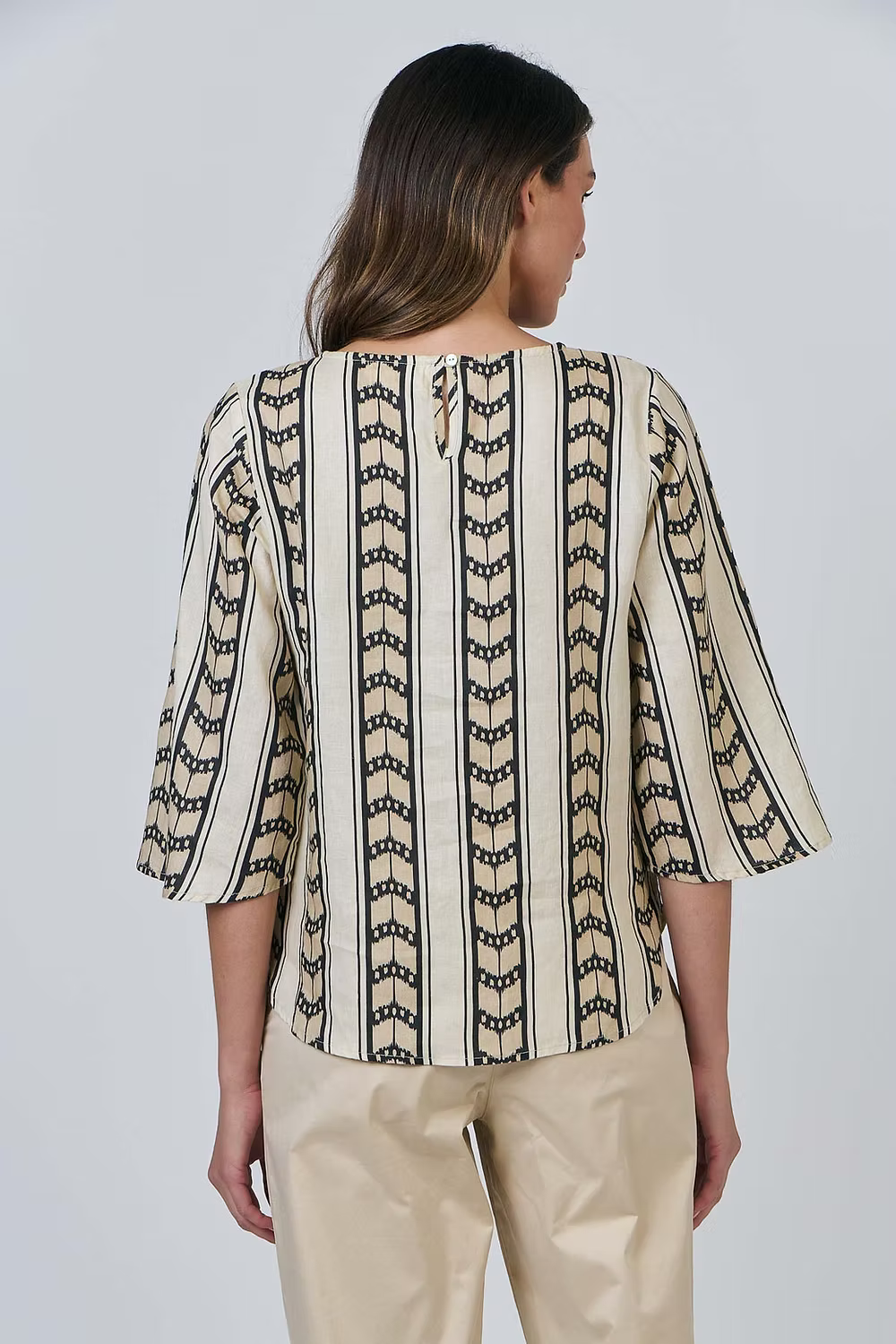 GA636 - Linen Top - Chevron