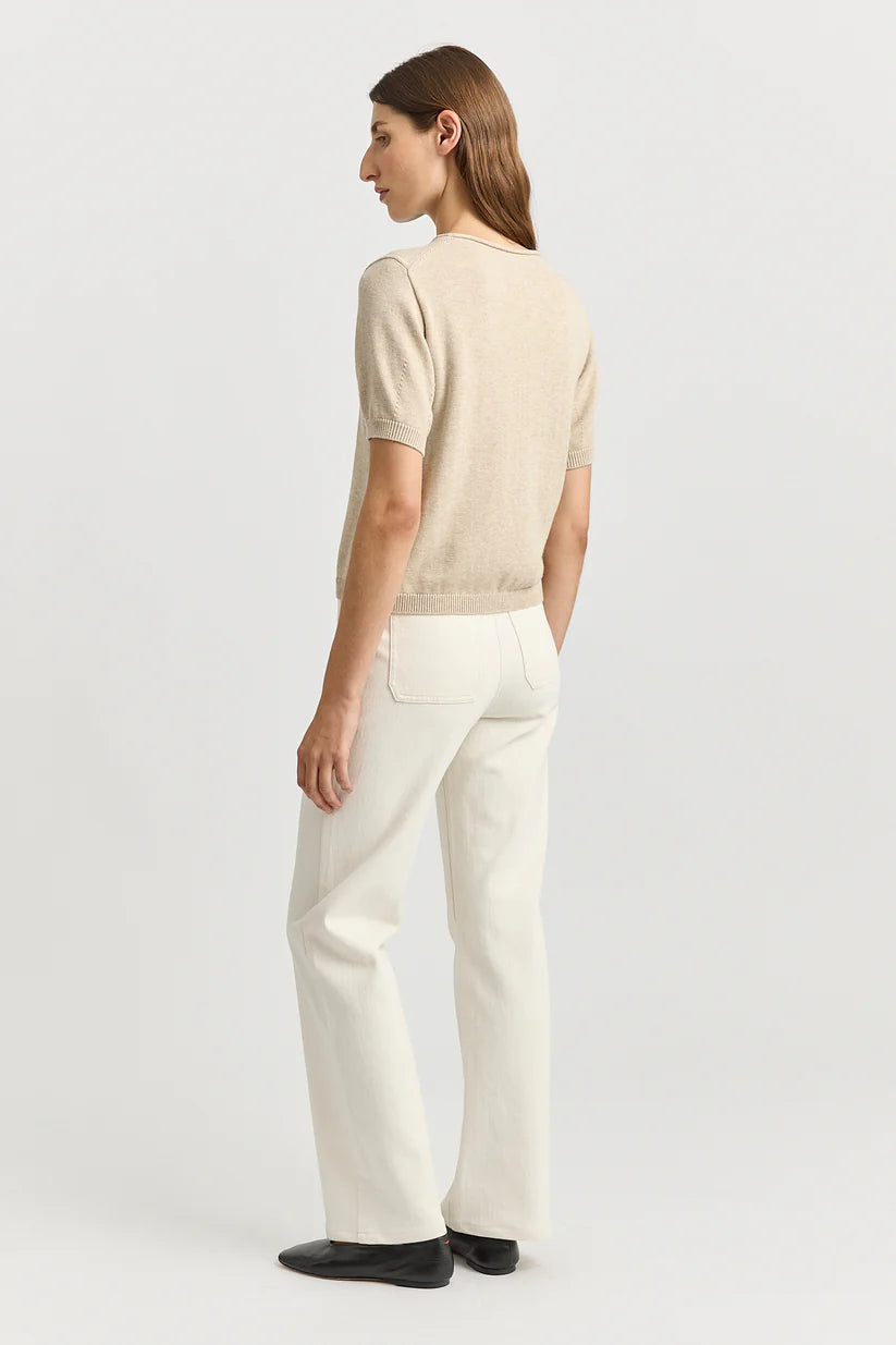 Short Sleeve Knit - Jute