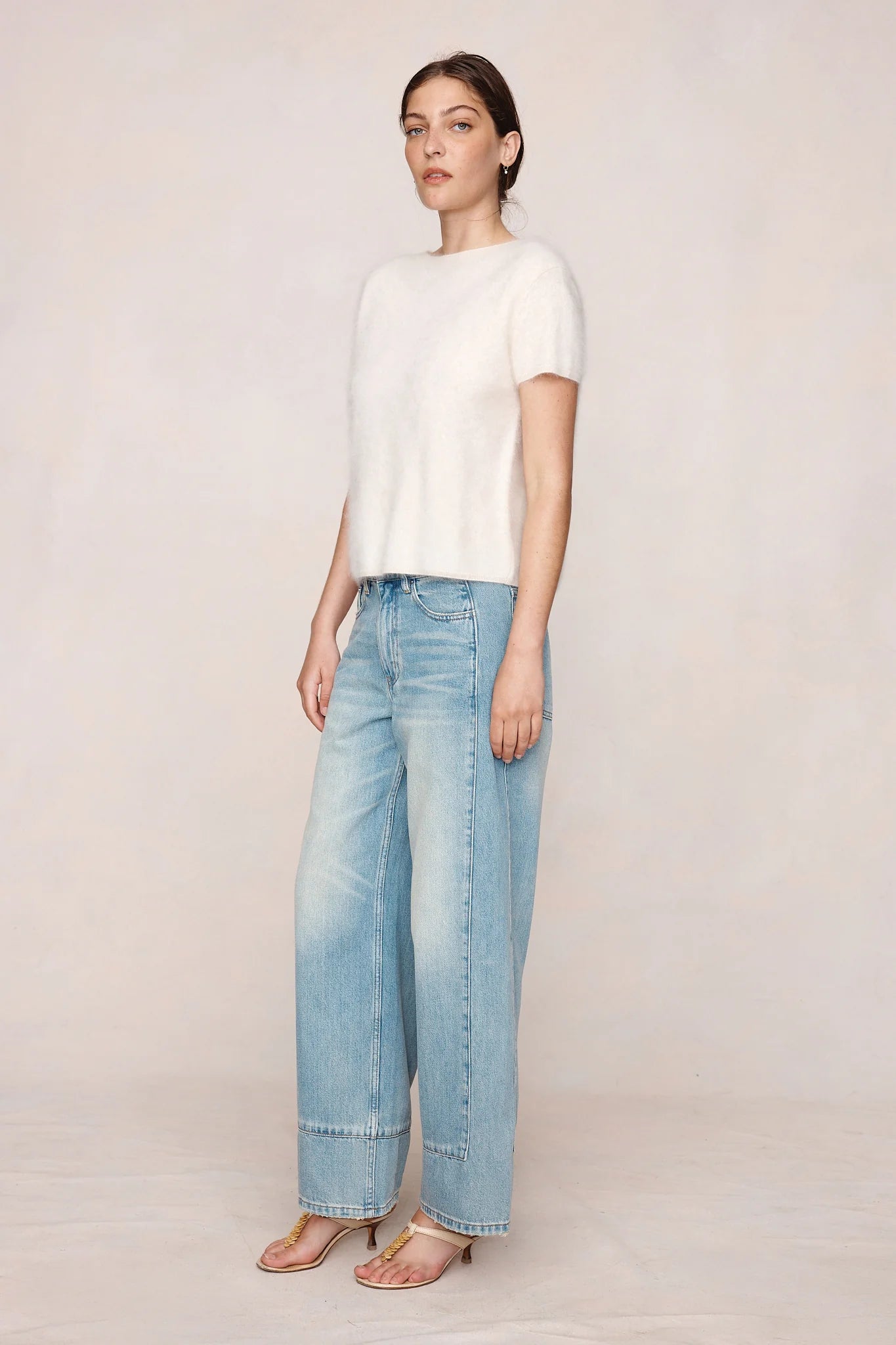 The Aster Top - Porcelain