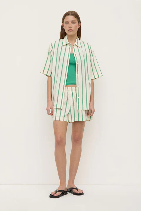 Agnes Stripe Short Sleeve Shirt