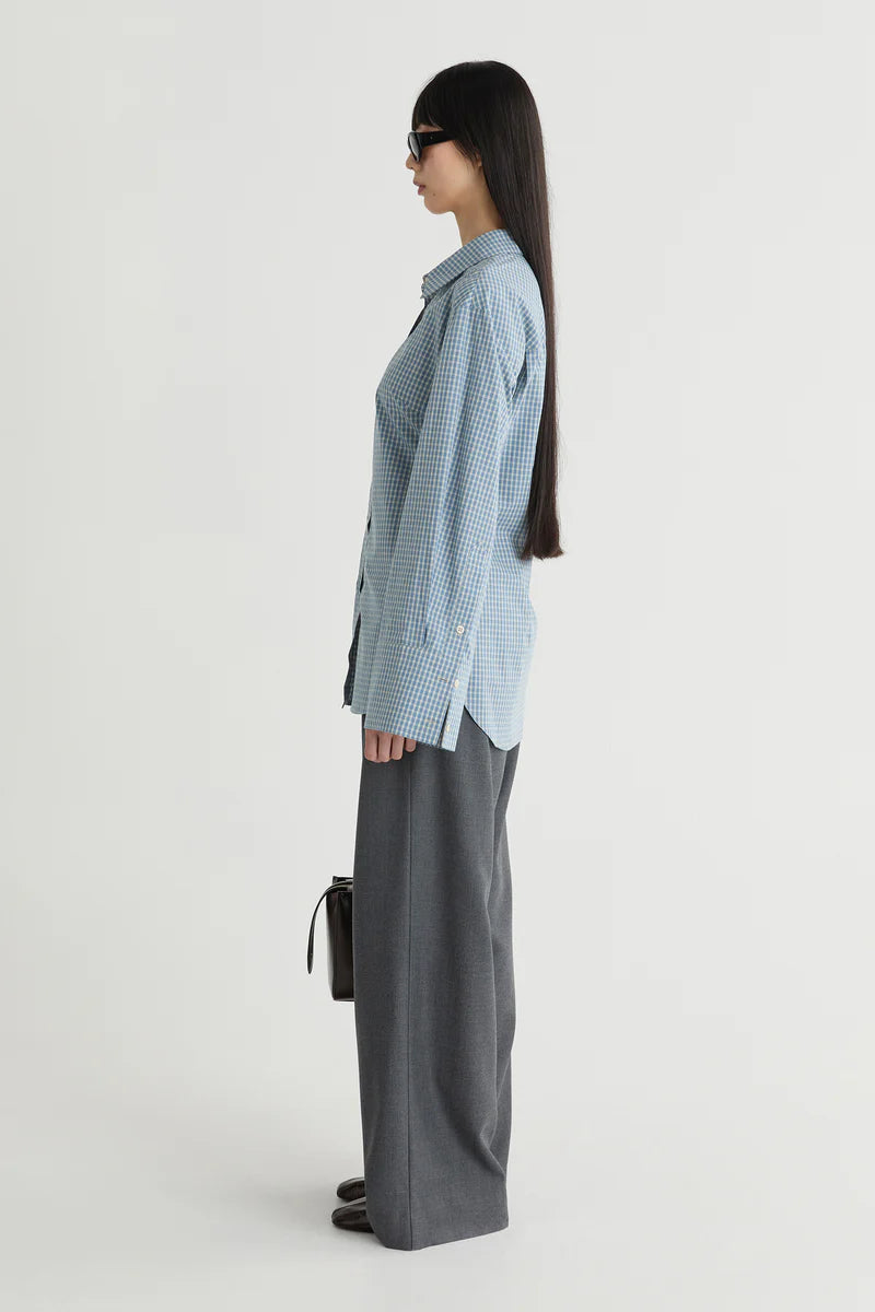 The Devon Shirt - Blue Check