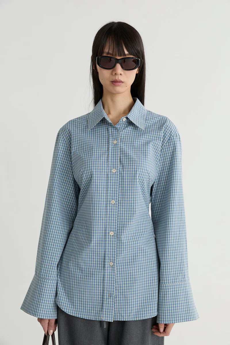 The Devon Shirt - Blue Check