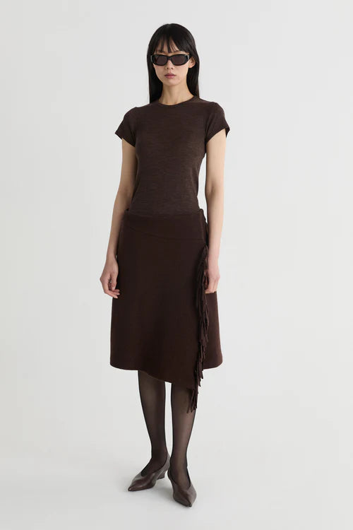 The Florian Skirt - Chocolate