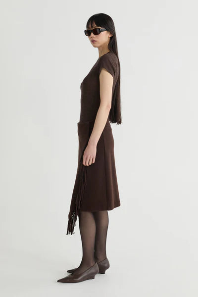 The Florian Skirt - Chocolate