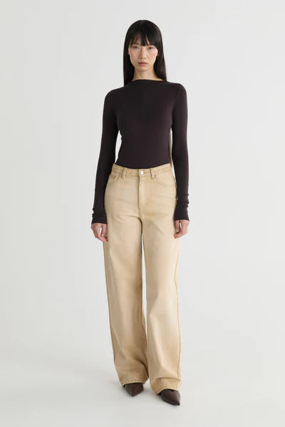 The FWF Merino Top - Chocolate