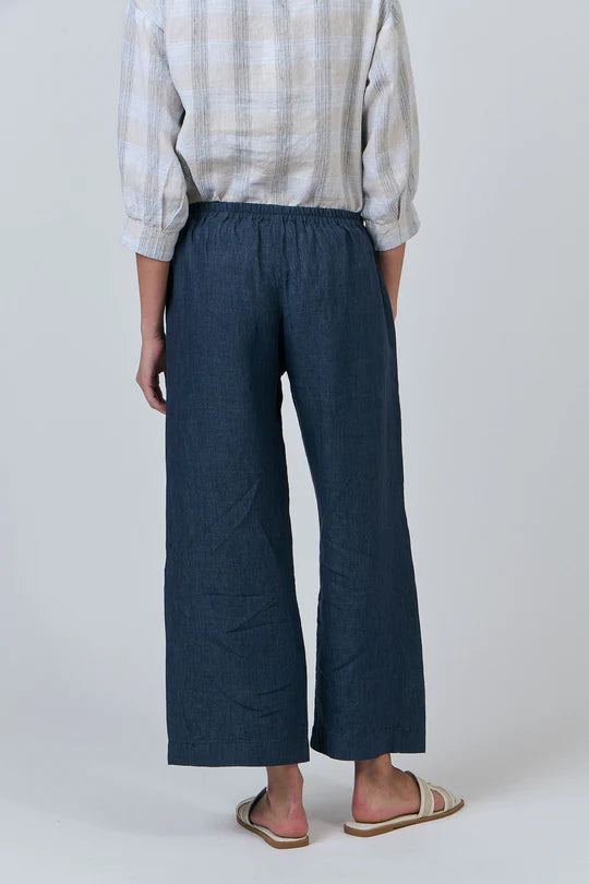 GA398- Linen Pant - Poseidon