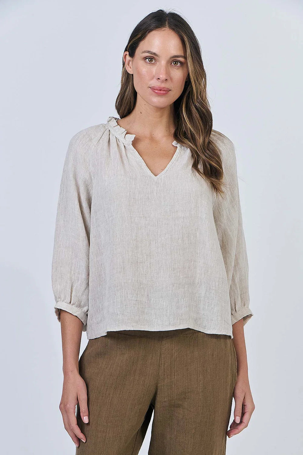 GA588 - Linen Top - Soybean