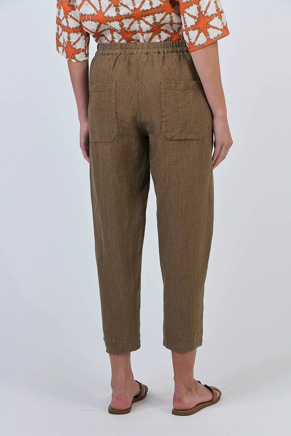 GA619 - Linen Pant - Tobacco
