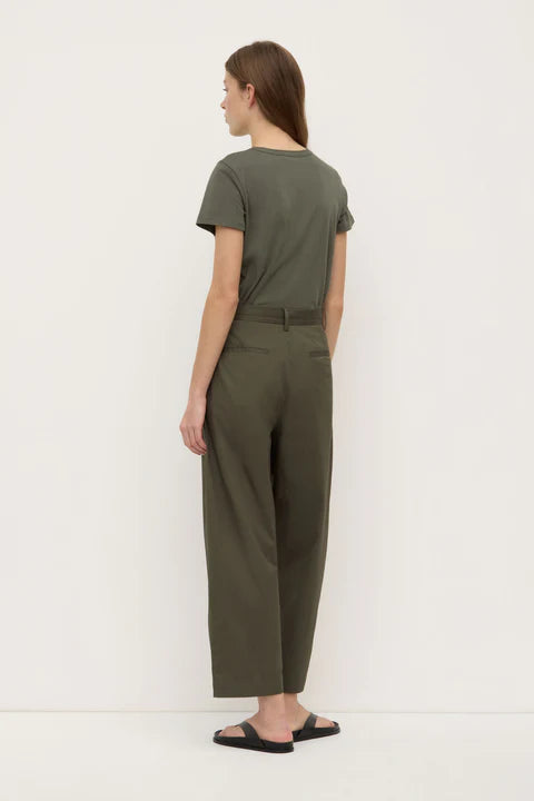 Geno Poplin Pant - Moss