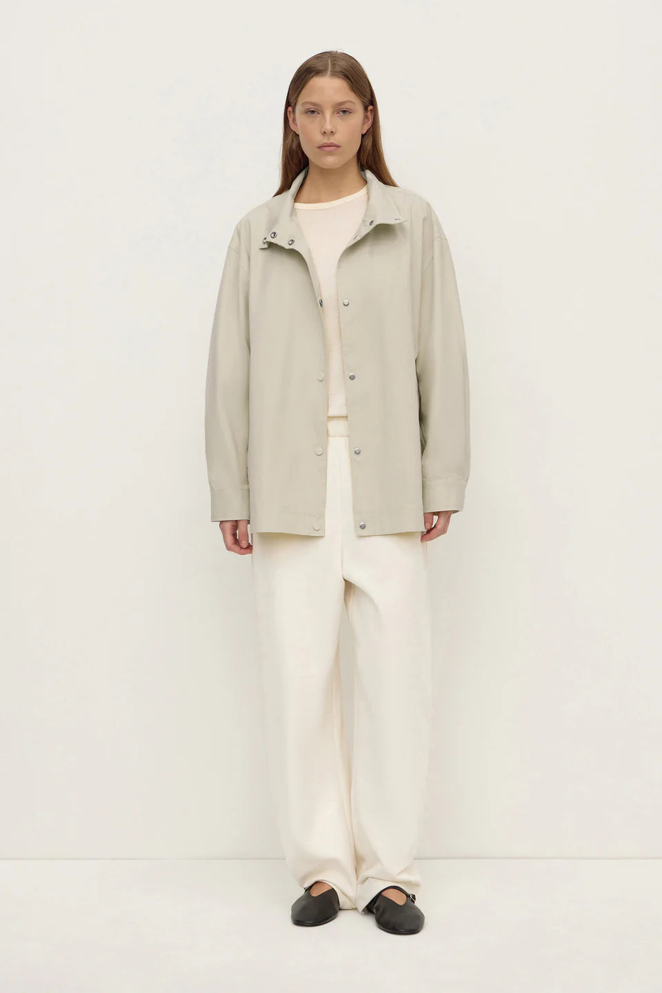 Harper Cotton Jacket - Stone