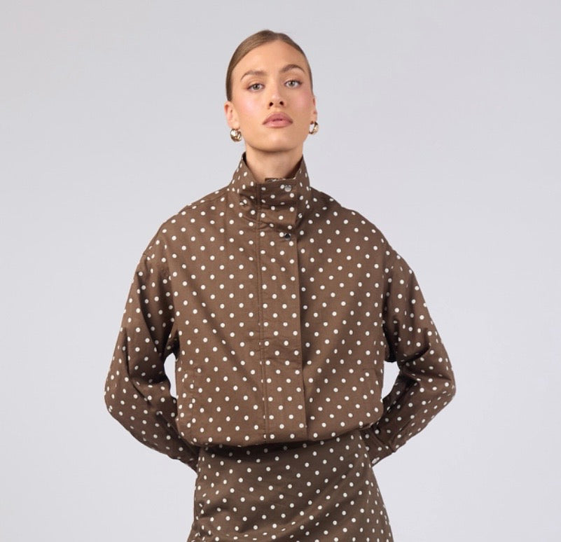 Funnel Neck Bomber Jacket