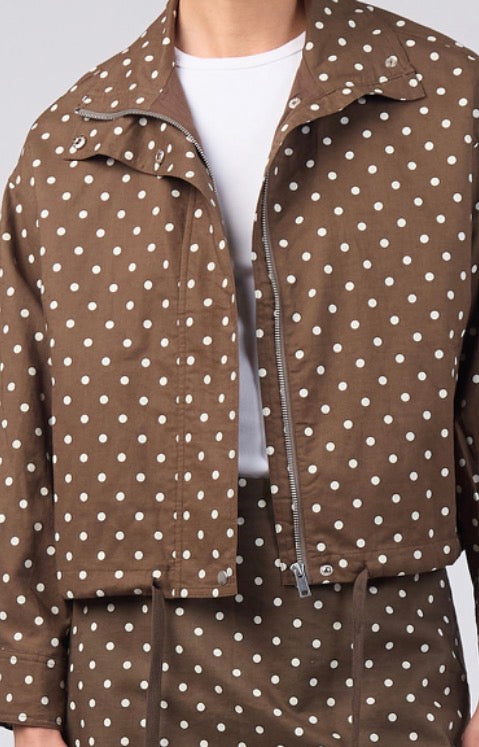 Funnel Neck Bomber Jacket