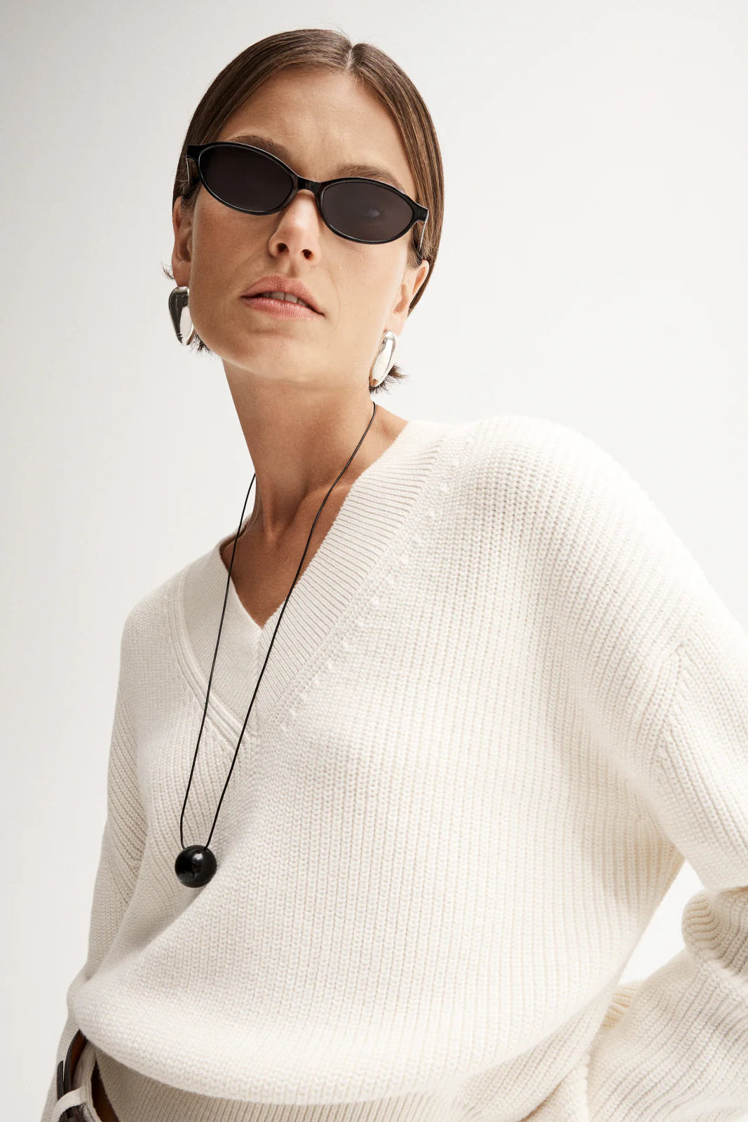 Chester Knit Jumper Ecru