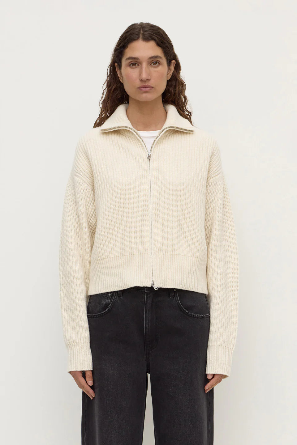 Kaia Wool Zip Sweater