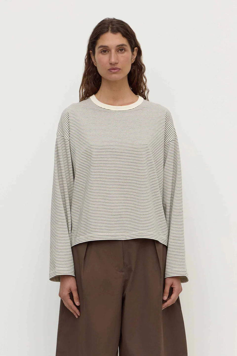 Malone Stripe Wide Sleeve Tee