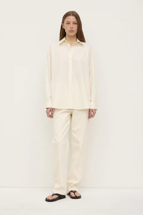 Marigold Poplin Long Sleeve Shirt - Butter