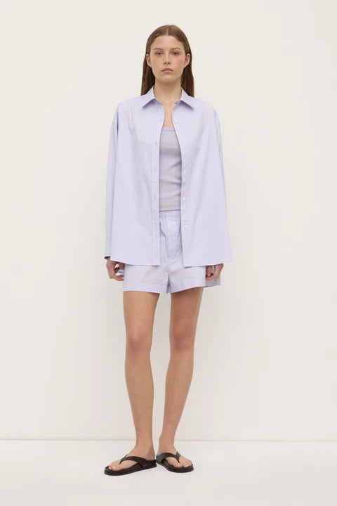 Marigold Poplin Long Sleeve Shirt - Lilac