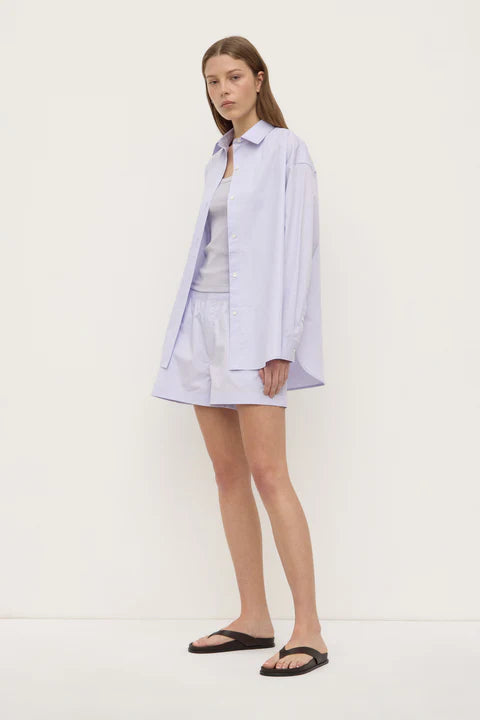 Marigold Poplin Long Sleeve Shirt - Lilac
