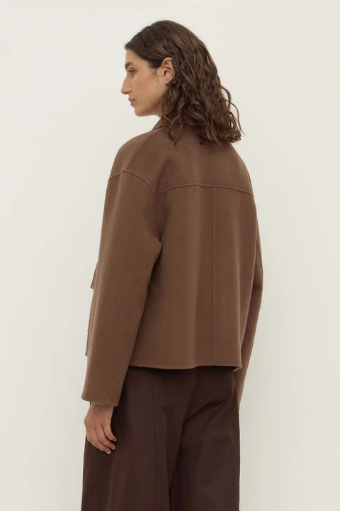 Mya Wool Jacket - Milk Choc