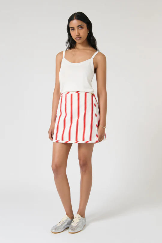 Conchita Skirt - Red Stripe