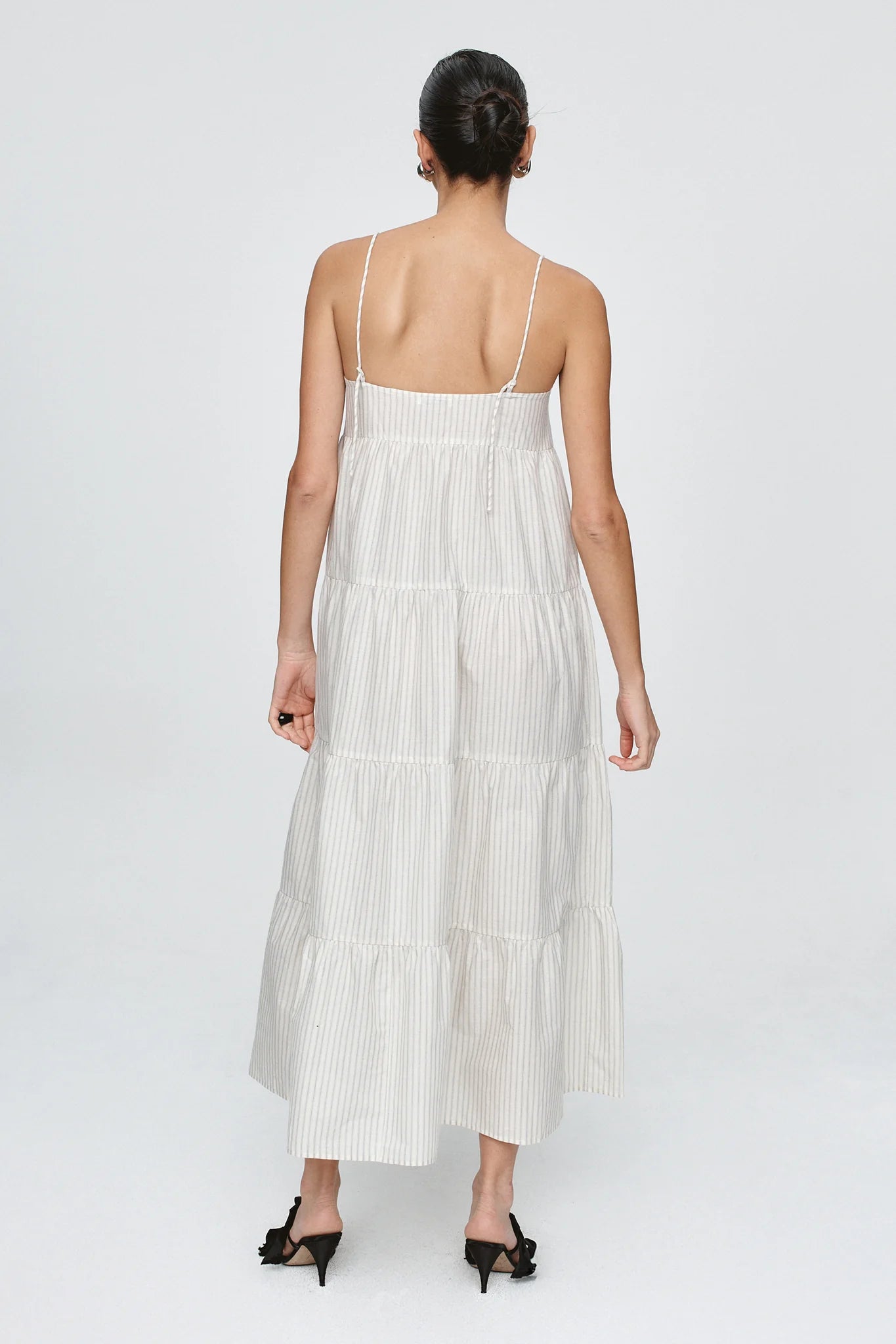 Ophelia Dress - Pinstripe