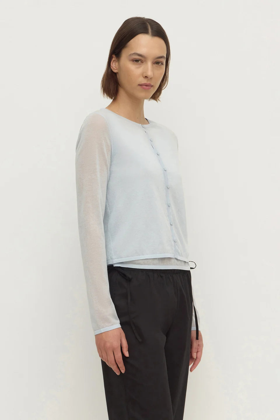 Rani Knit Cardigan - Sky Blue