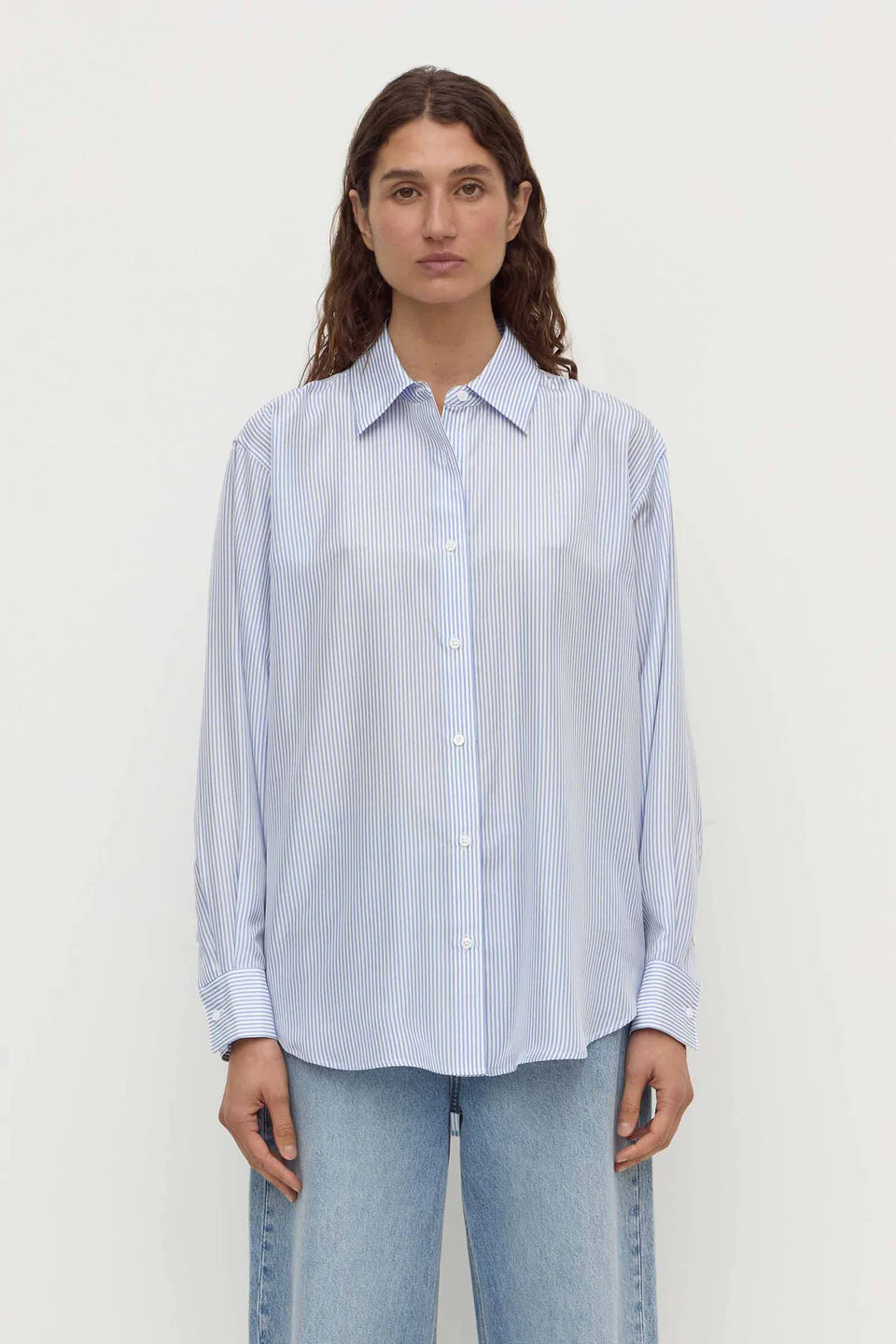 Spencer Stripe Silk Shirt