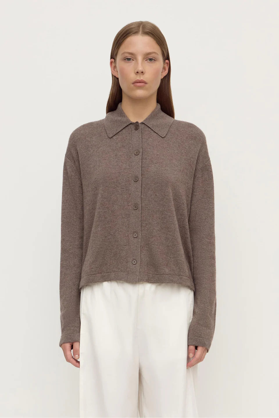 Wool Cashmere Knit - Sable