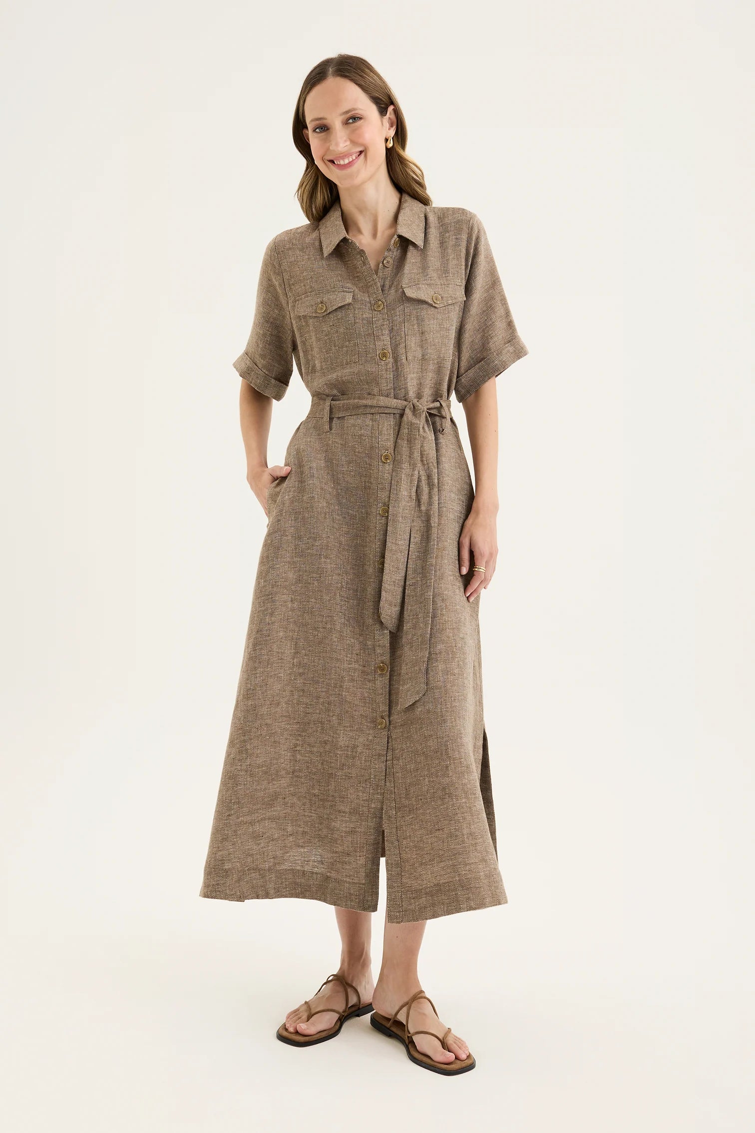 Spina Dress - Mocha