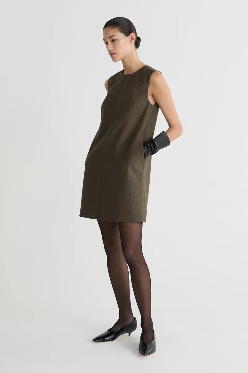 The Anya Dress - Khaki