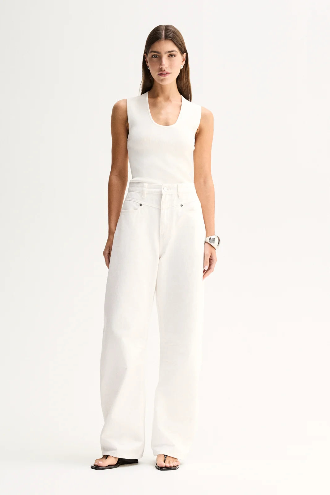Chelsea Denim Jean - Ivory