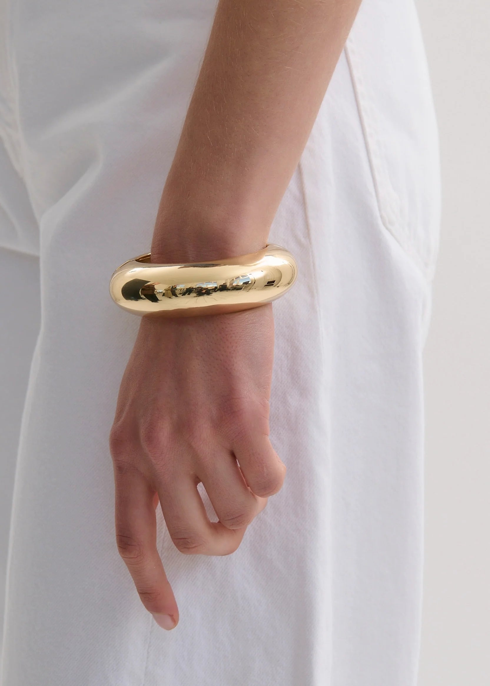 The Dome Bangle - Gold