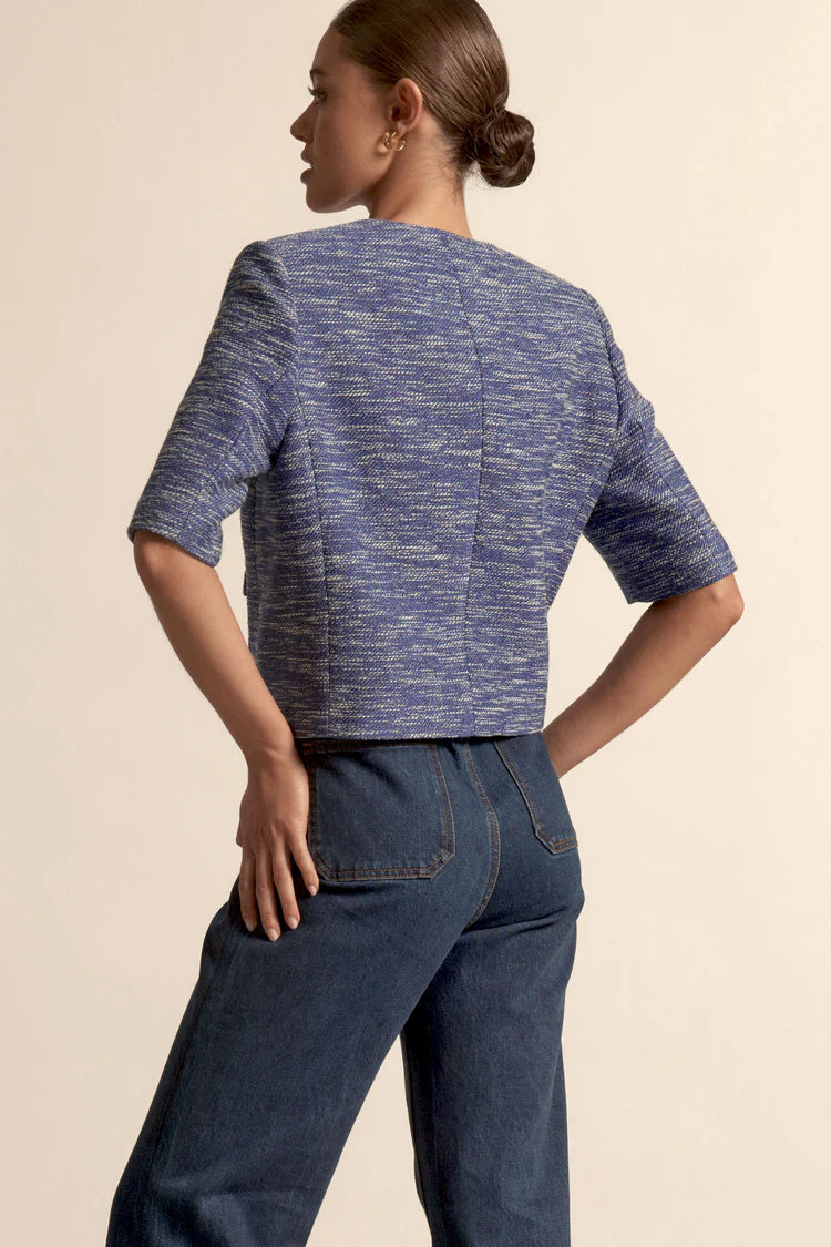 Flare Jacket - Sapphire