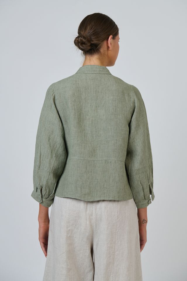 GA598 - Linen Top - Artichoke