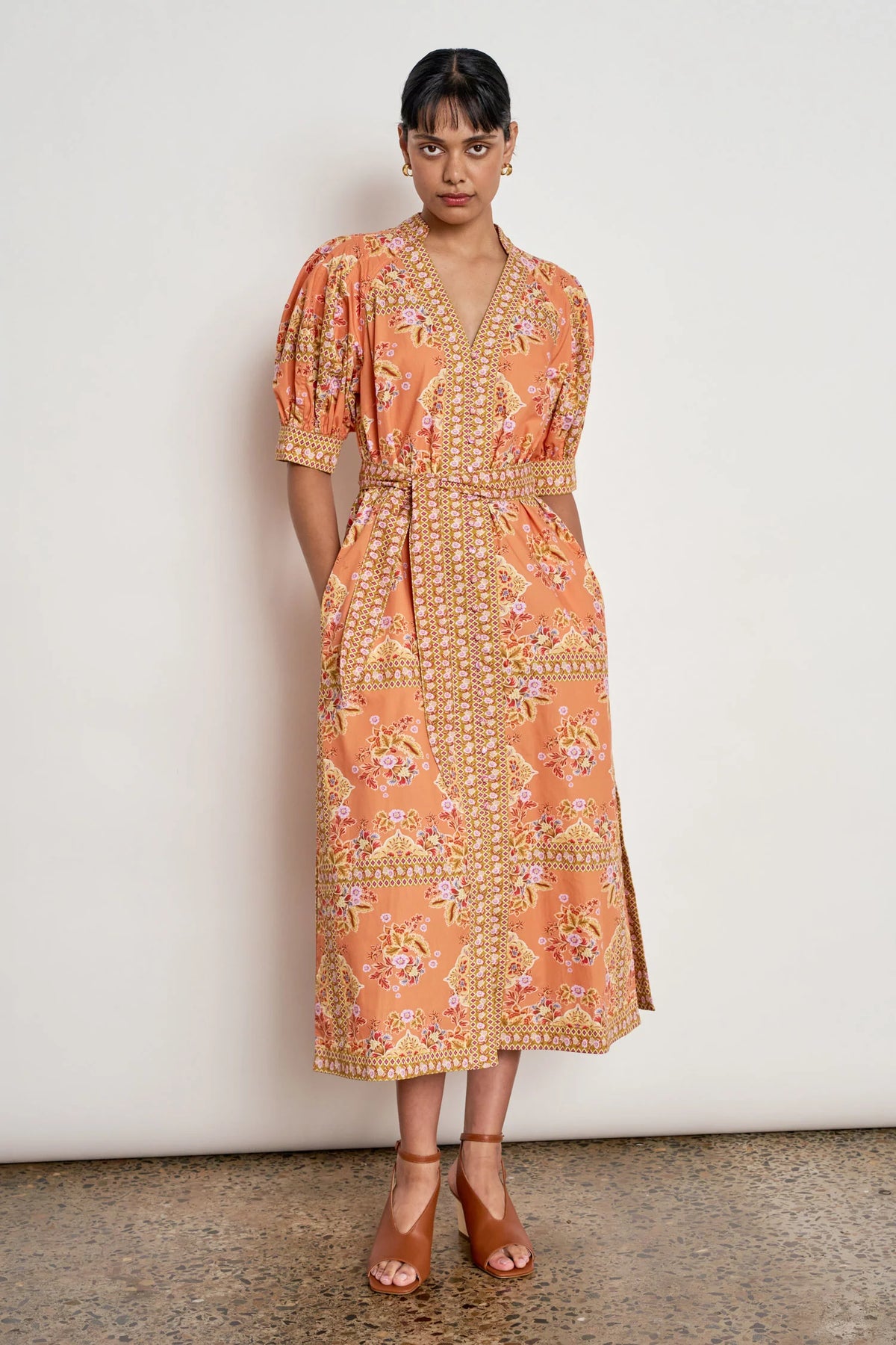 Impart Dress - Marigold Glow