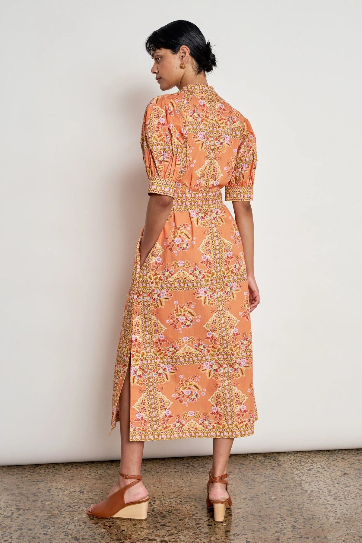 Impart Dress - Marigold Glow