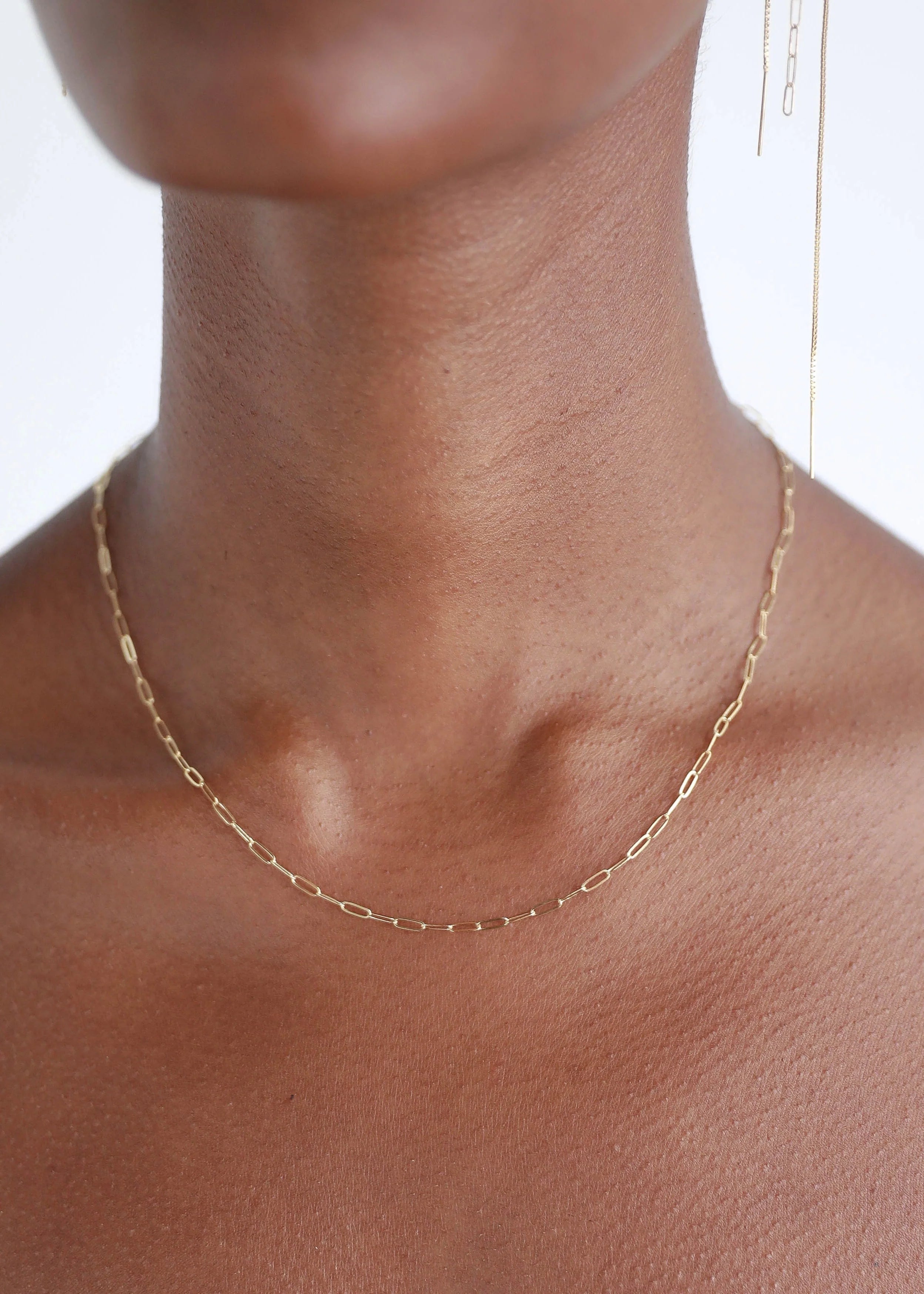 Long Link Fine Chain - 45cm