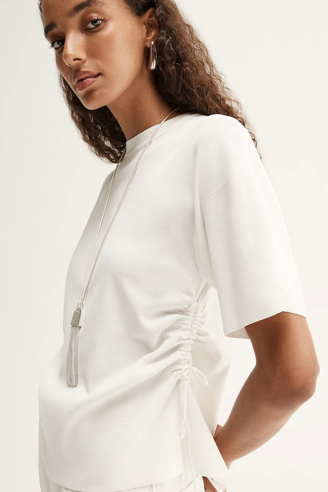 Marley Knit Top - White