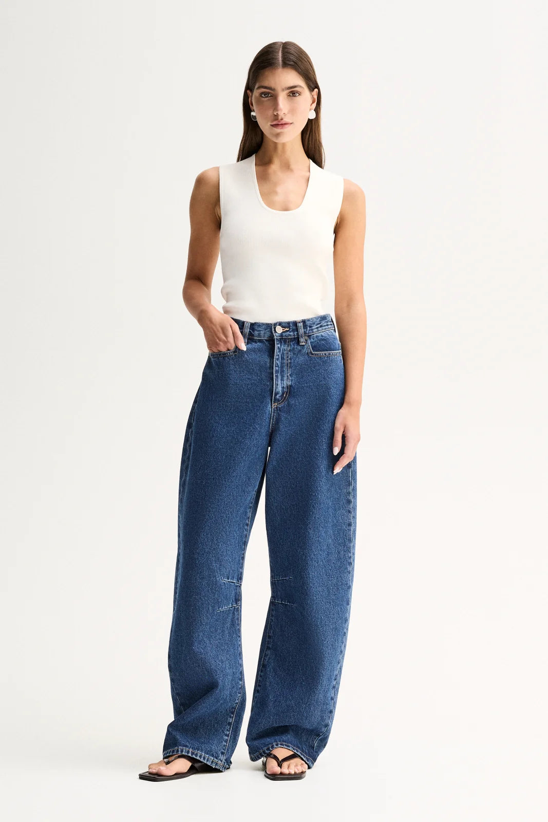 Mason Barel Leg Jean