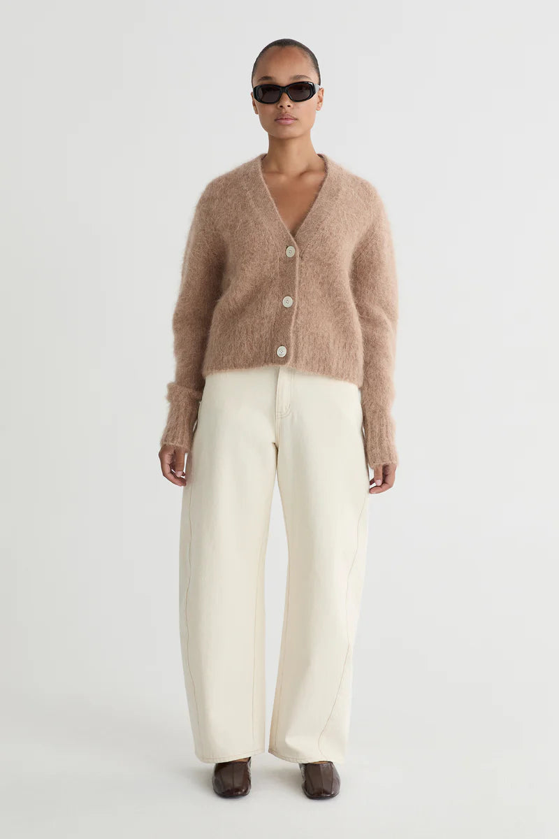 The Mia Cardigan - Biscuit
