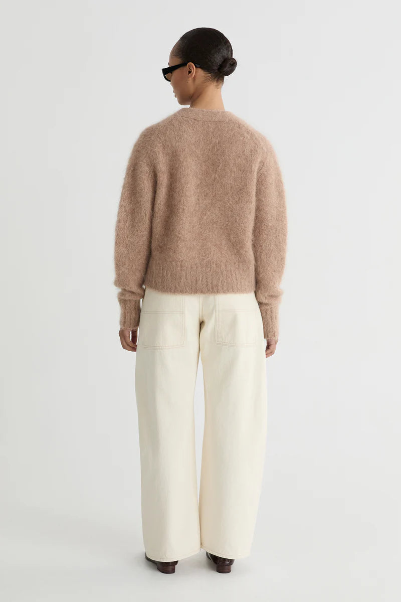 The Mia Cardigan - Biscuit