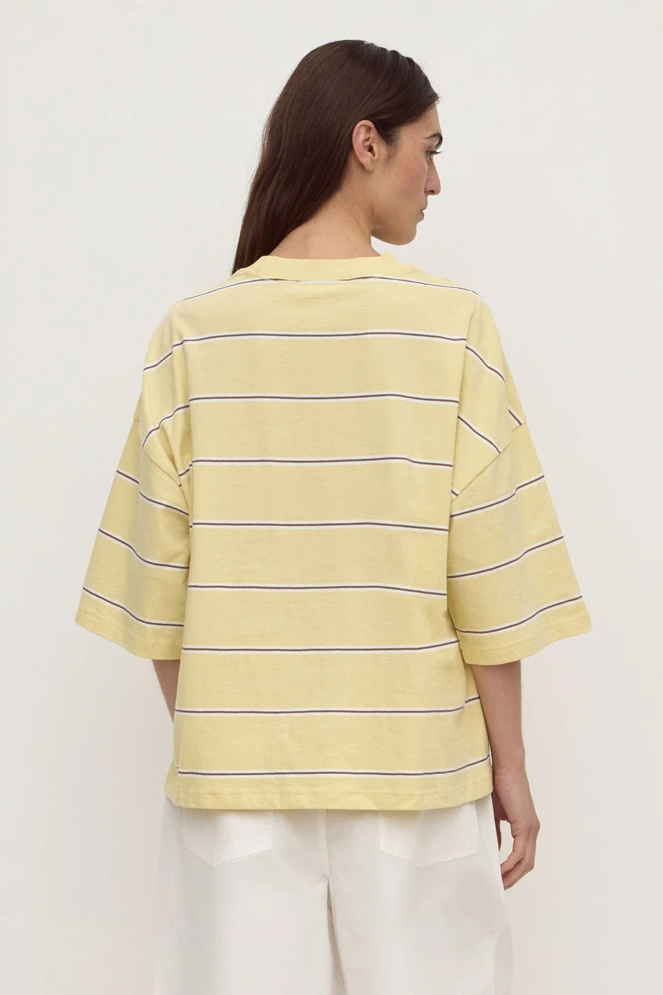 Nora Striped Oversized Tee
