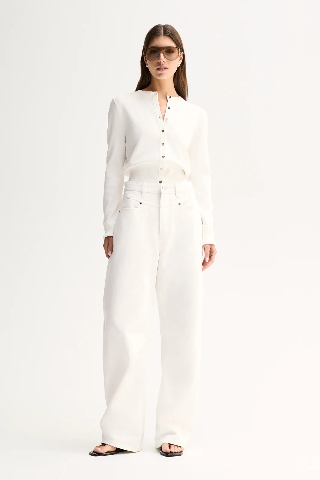 Penny Knit Cardigan - White