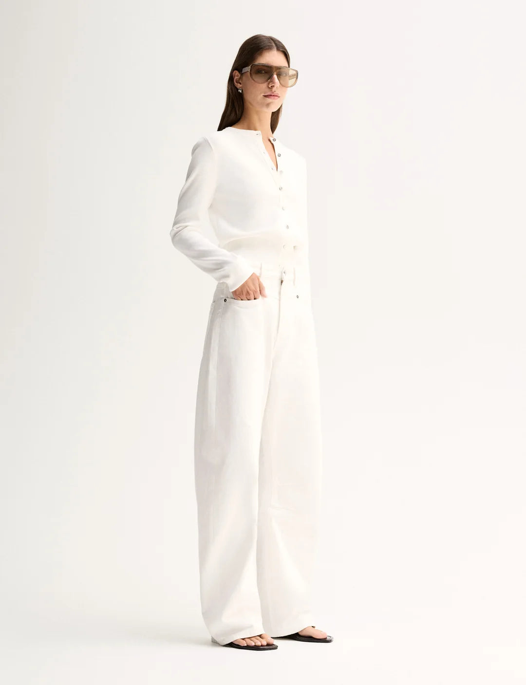 Penny Knit Cardigan - White
