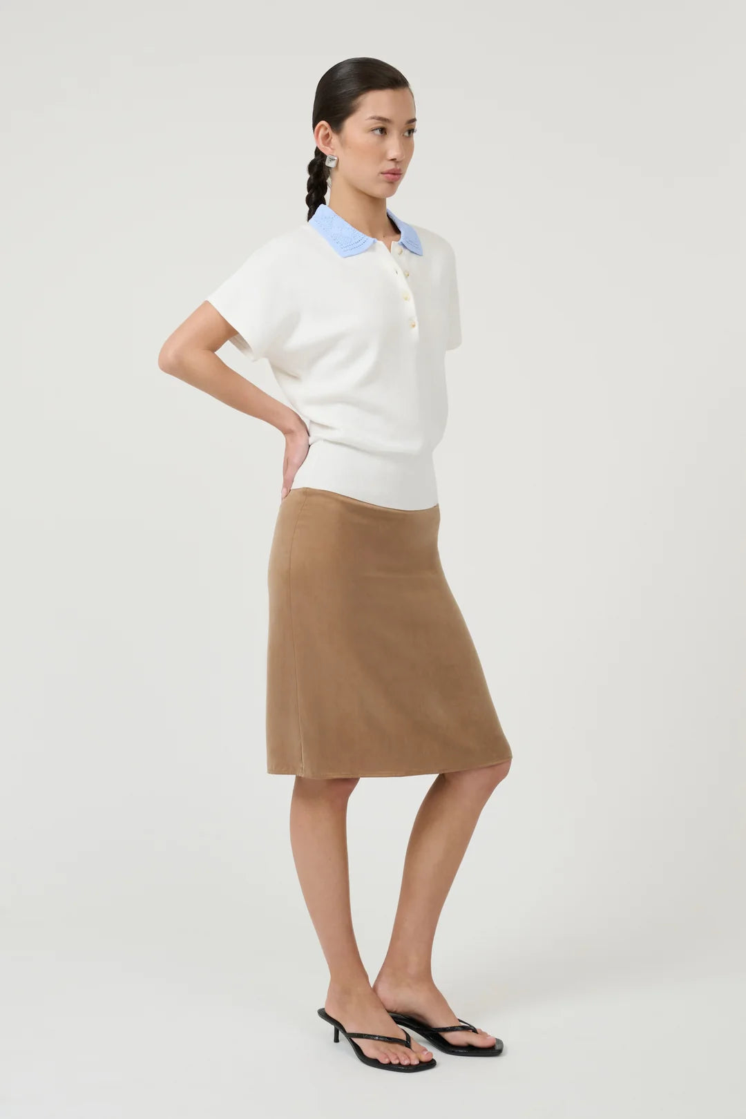 Elia Polo - White/Blue