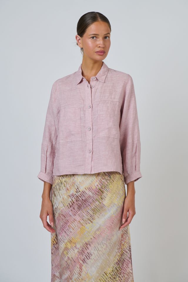 GA598 - Linen Top - Radish