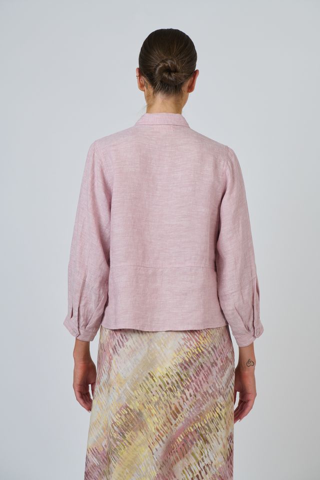 GA598 - Linen Top - Radish