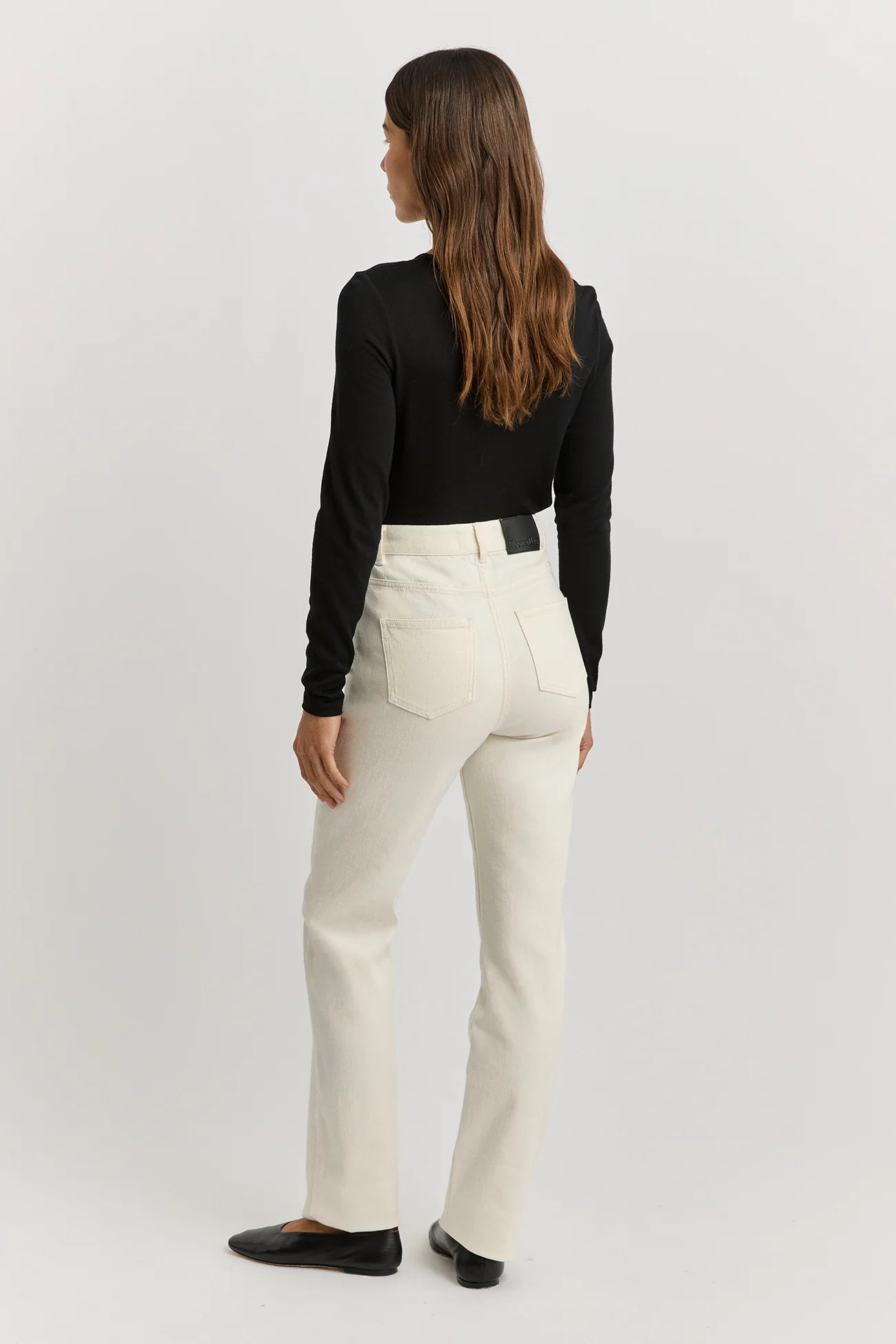 Straight Merino Denim - Ecru