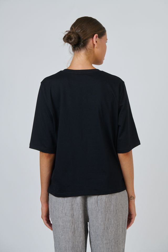 GA743 - Cotton Tee - Black