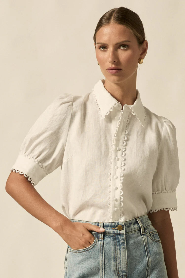 Tether Top - Porcelain